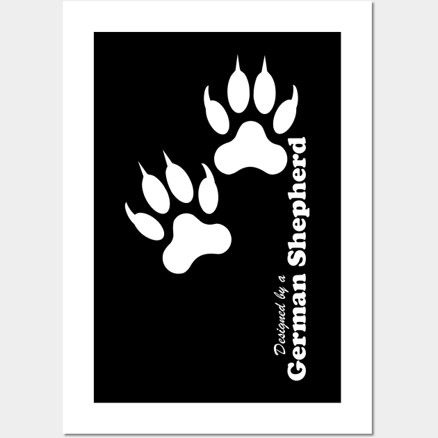German shepherd paw print on sale